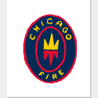 Chicago Fireeee F.C 02 Posters and Art